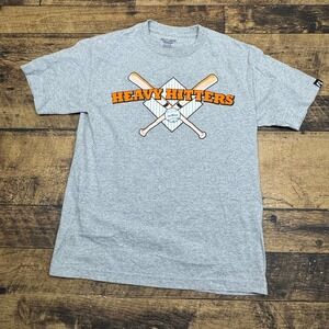 Fully Laced Houston Heavy Hitters Baseball Graphic T-Shirt USA Made Cotton M